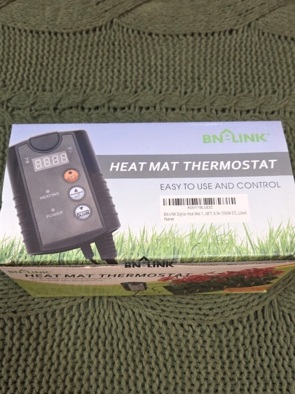 BN-Link Digital Heat Mat Thermostat Temperature Controller for Plants